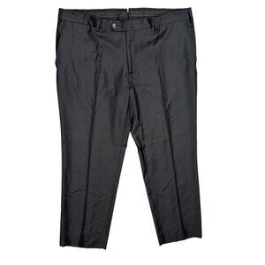 Luigi Bianchi Mantova Su Misura Dress Pants Guabello 130s Wool Trousers 42x30